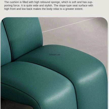Stylish Leather Lounge Chair for Contemporary Living Areas - Très Elite