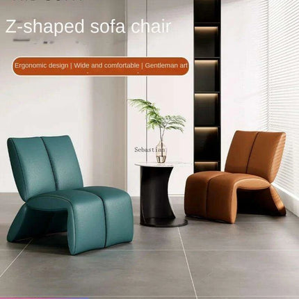 Stylish Leather Lounge Chair for Contemporary Living Areas - Très Elite