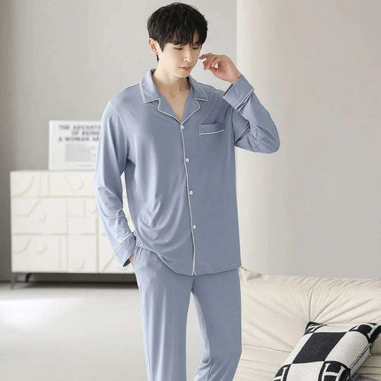 Stylish Long Sleeve Modal Cotton Pajama Sets - Très Elite