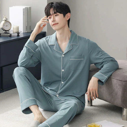 Stylish Long Sleeve Modal Cotton Pajama Sets - Très Elite