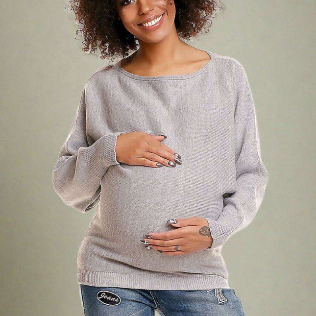 Stylish Maternity Kimono Sweater - Trendy Top for Expecting Mothers