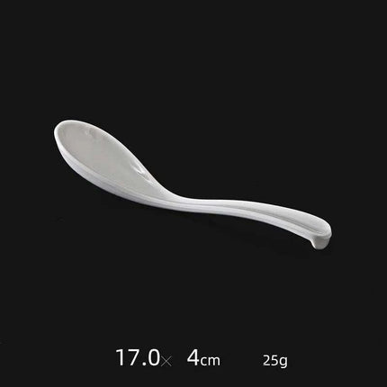 Stylish Melamine Soup Spoon for Ramen, Wontons, and Dumplings - High-Quality Kitchen Essential - Très Elite