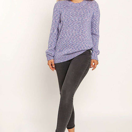 Stylish Melange Knit Pullover for Cozy Autumn-Winter - Très Elite