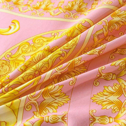 Stylish Modern Cotton Bedding Collection with Vibrant Digital Designs - Duvet Cover, Fitted Sheet & Pillowcases - Très Elite