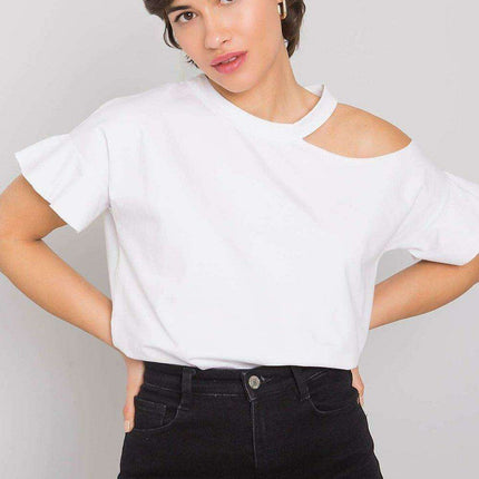Stylish Off-Shoulder Cotton Top - Très Elite