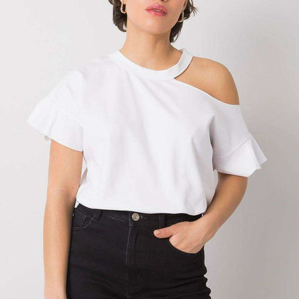 Stylish Off-Shoulder Cotton Top - Très Elite
