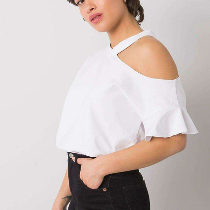 Stylish Off-Shoulder Cotton Top - Très Elite