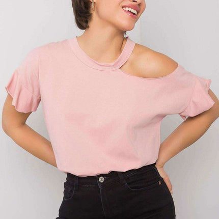 Stylish Off-Shoulder Cotton Top - Très Elite
