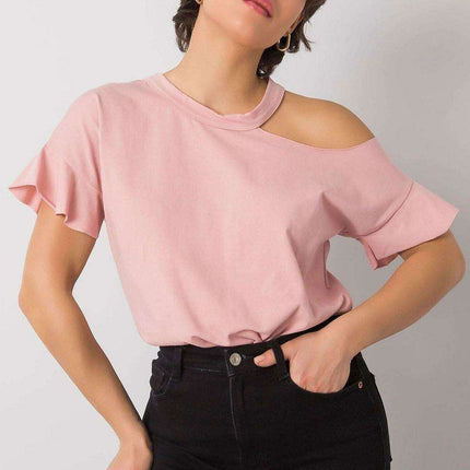 Stylish Off-Shoulder Cotton Top - Très Elite