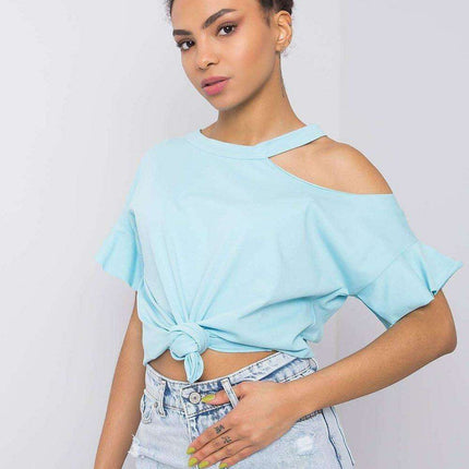 Stylish Off-Shoulder Cotton Top - Très Elite