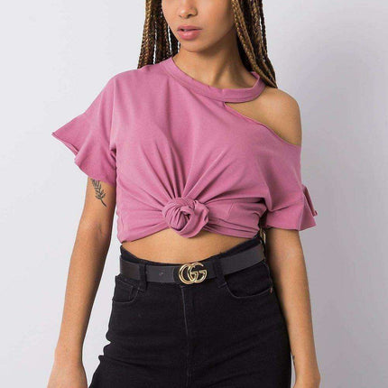 Stylish Off-Shoulder Cotton Top - Très Elite