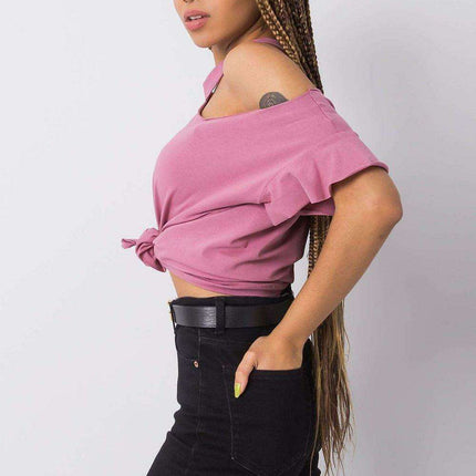 Stylish Off-Shoulder Cotton Top - Très Elite
