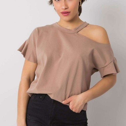 Stylish Off-Shoulder Cotton Top - Très Elite