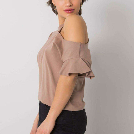 Stylish Off-Shoulder Cotton Top - Très Elite