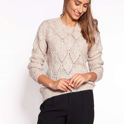 Stylish Openwork Knit Pullover