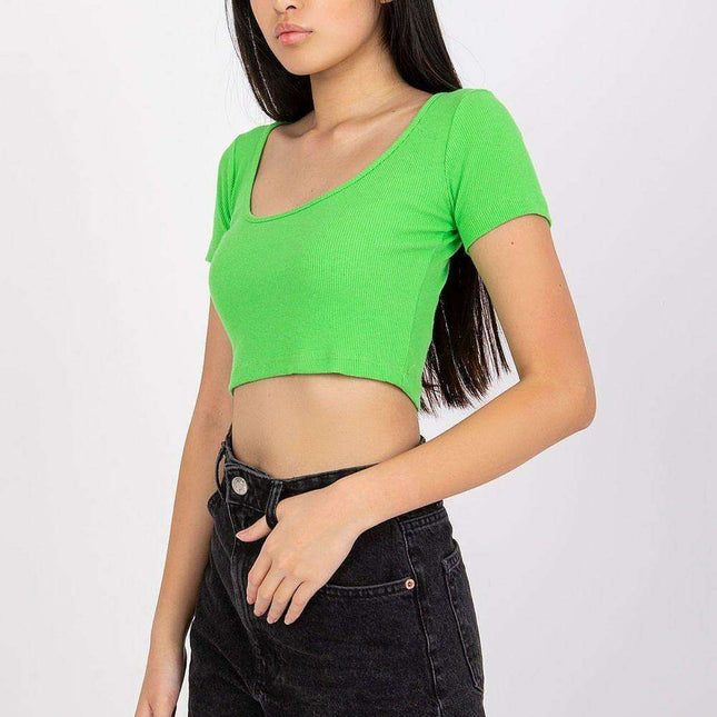 Stylish Parisian Deep V Neck Summer Tee For Women Everyday