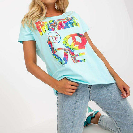Stylish Patterned Cotton Blend Top - Très Elite