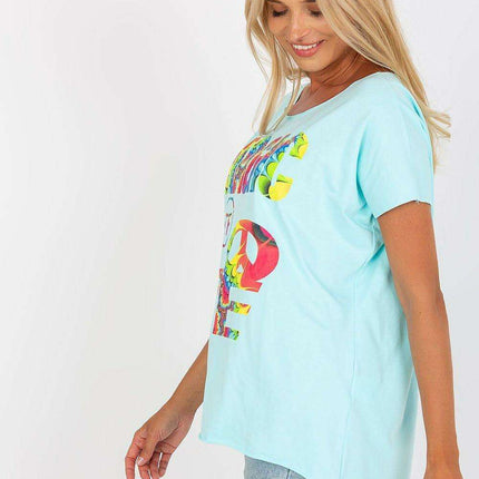 Stylish Patterned Cotton Blend Top - Très Elite