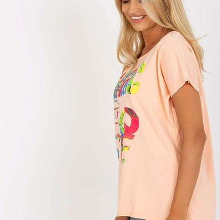 Stylish Patterned Cotton Blend Top - Très Elite