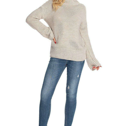 Stylish Peekaboo Knit Sweater - Très Elite