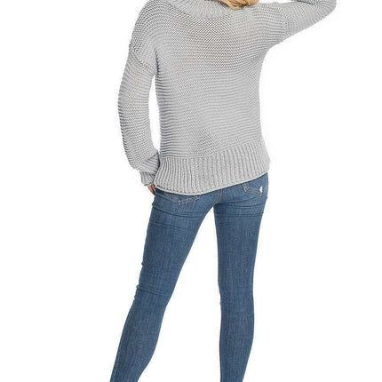 Stylish Peekaboo Knit Sweater - Très Elite