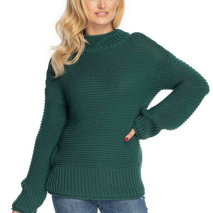 Stylish Peekaboo Knit Sweater - Très Elite