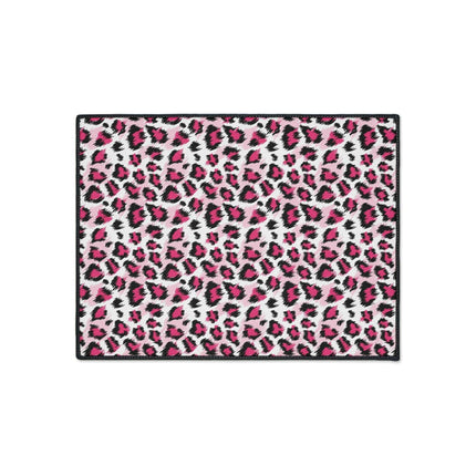 Stylish Pink Leopard Print Area Rug for a Trendy Home Refresh..