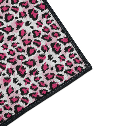 Stylish Pink Leopard Print Area Rug for a Trendy Home Refresh..