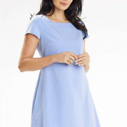 Stylish Pleated Trapeze Dress for Versatile Elegance