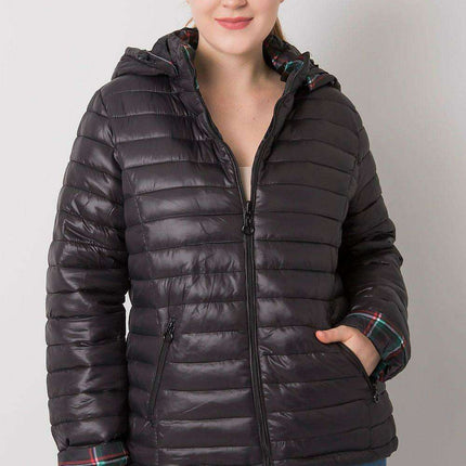 Stylish Plus Size Reversible Winter Hooded Jacket - Très Elite