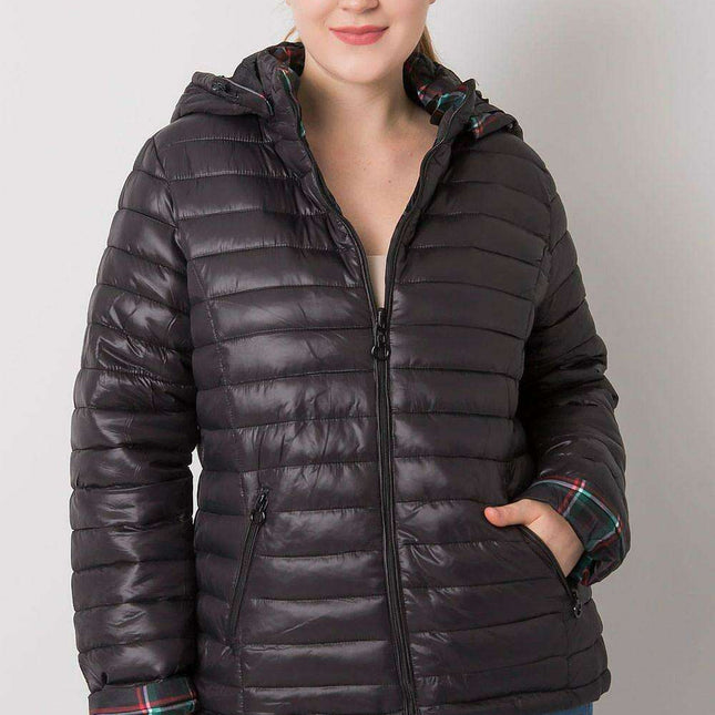 Stylish Plus Size Reversible Winter Hooded Jacket - Très Elite