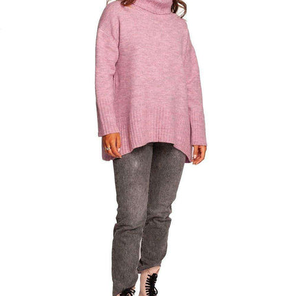 Stylish Ribbed Turtleneck Knit Jumper - Très Elite