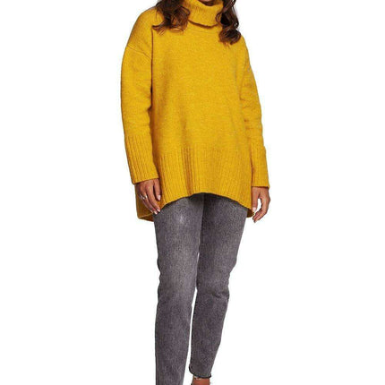 Stylish Ribbed Turtleneck Knit Jumper - Très Elite