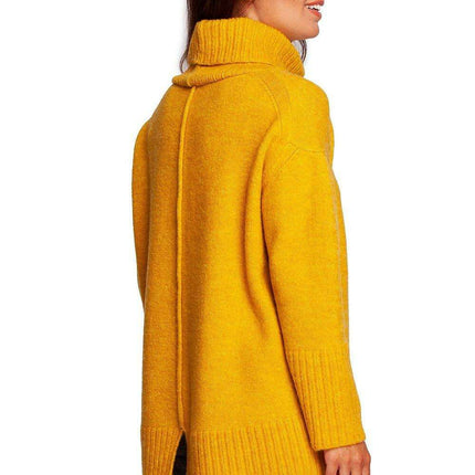 Stylish Ribbed Turtleneck Knit Jumper - Très Elite