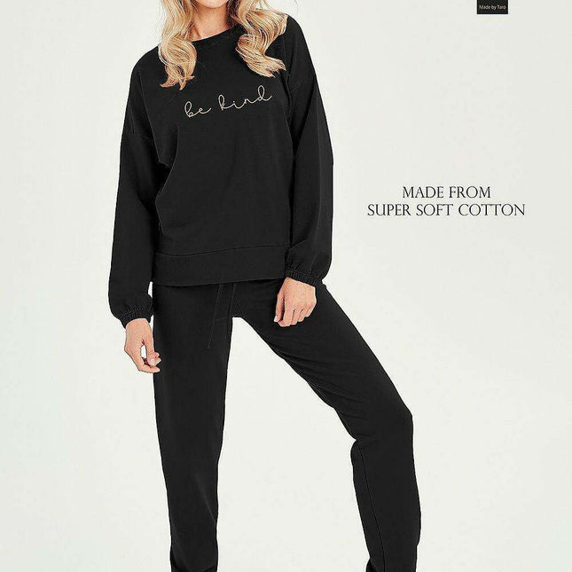 Stylish Serenity: Women's Taro Lounge Tracksuit for Cozy Days