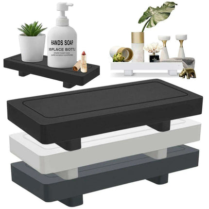 Stylish Silicone Storage Tray for Modern Bathroom and Kitchen Organization - Très Elite