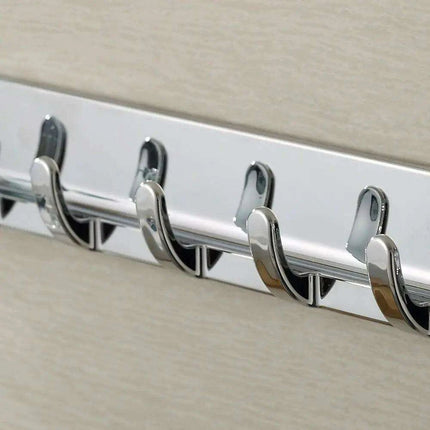 Stylish Silver Suction Hooks for Effortless Bathroom and Kitchen Organization - Très Elite