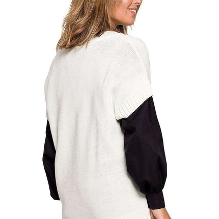 Stylish Sleeveless Knit Blouse for Effortless Office Elegance - Très Elite