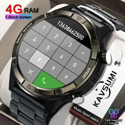 Stylish Smartwatch with HD AMOLED Screen, Bluetooth Calling, Health Monitoring & Huawei True Wireless Earbuds - Très Elite