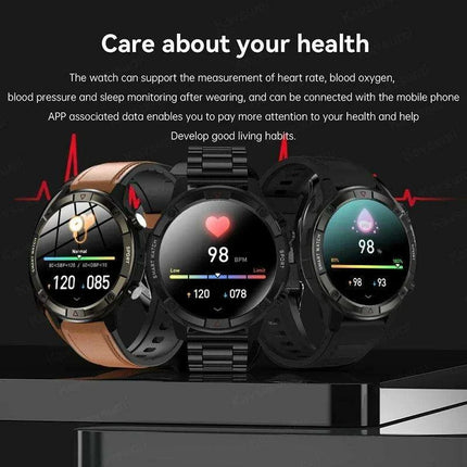 Stylish Smartwatch with HD AMOLED Screen, Bluetooth Calling, Health Monitoring & Huawei True Wireless Earbuds - Très Elite