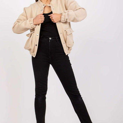 Stylish Snap-Front Hooded Sweatshirt - Très Elite