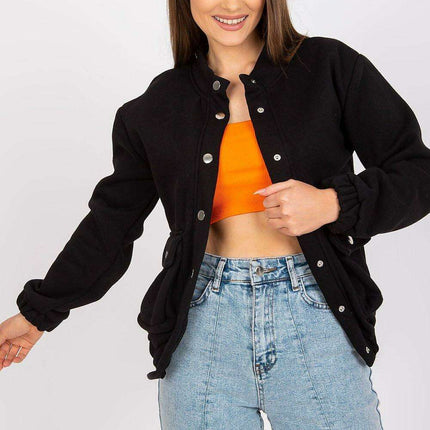 Stylish Snap-Front Hooded Sweatshirt