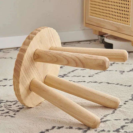 Stylish Solid Wood Children's Cookie Bench - Versatile Low Stool for Home and Play Areas - Très Elite