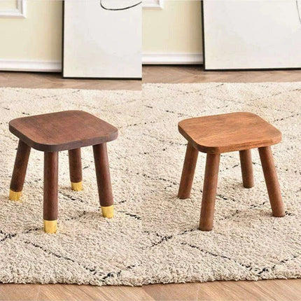 Stylish Solid Wood Stool - Versatile Seating Solution for All Ages - Très Elite