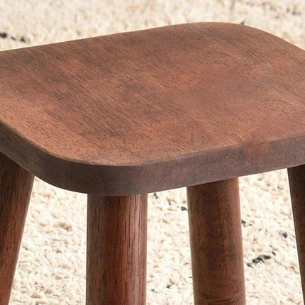 Stylish Solid Wood Stool - Versatile Seating Solution for All Ages - Très Elite