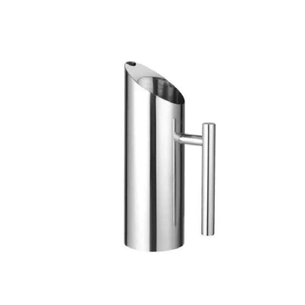 Stylish Stainless Steel Beverage Pitcher with Ice Guard and Divided Wine Insert - High Quality and Fast Shipping - Très Elite