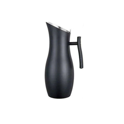 Stylish Stainless Steel Beverage Pitcher with Ice Guard and Divided Wine Insert - High Quality and Fast Shipping - Très Elite
