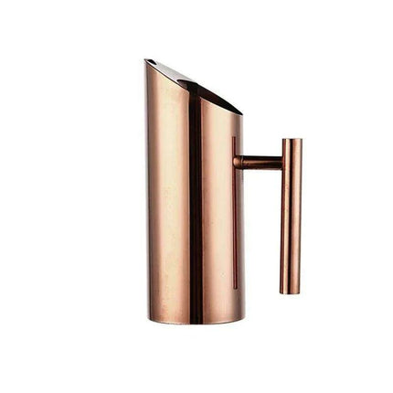 Stylish Stainless Steel Beverage Pitcher with Ice Guard and Divided Wine Insert - High Quality and Fast Shipping - Très Elite