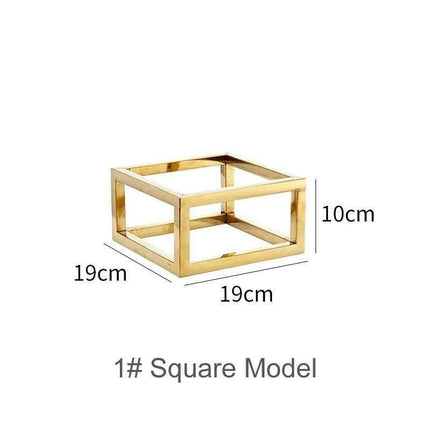 Stylish Stainless Steel Multi-Layered Snack and Dessert Tower for Celebrations - Très Elite