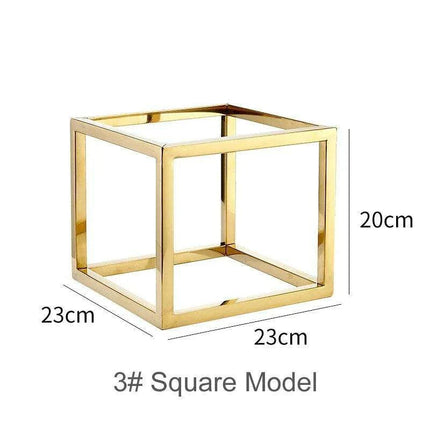 Stylish Stainless Steel Multi-Layered Snack and Dessert Tower for Celebrations - Très Elite